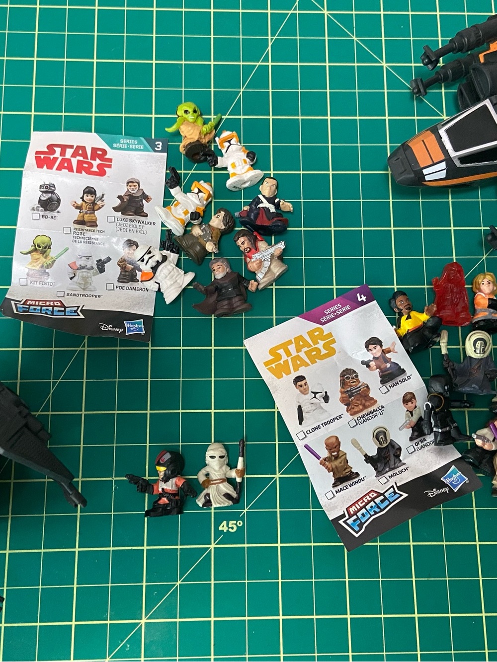 Star Wars Micro Force Mini Figures - series 3 and 4